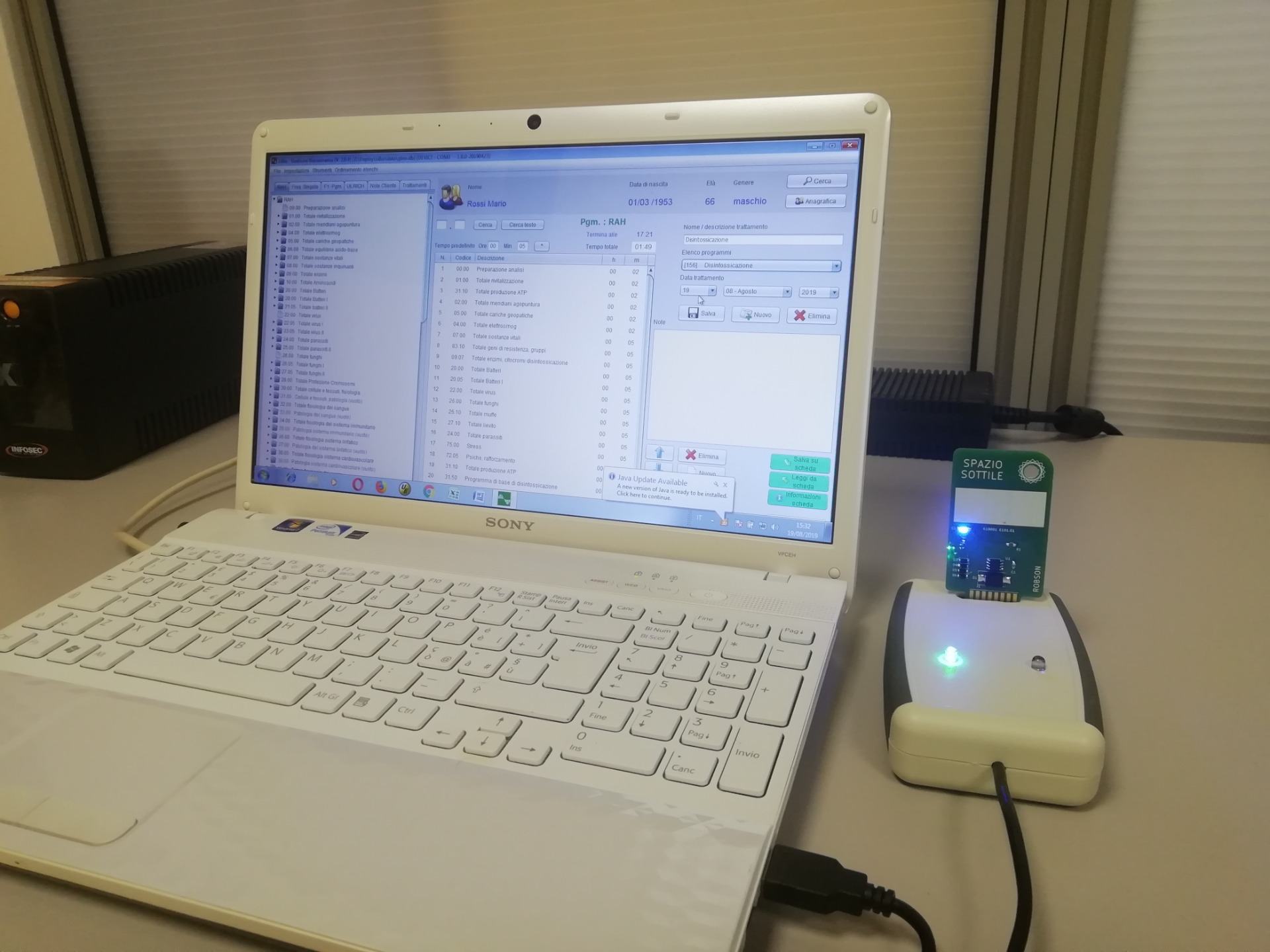 GBio - Lettore scrittore di green card